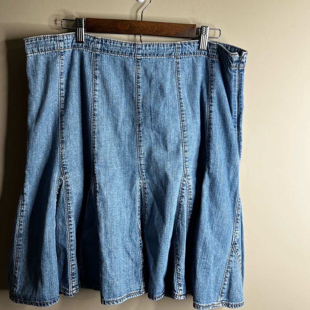 Gap jeans size 14 denim skirt